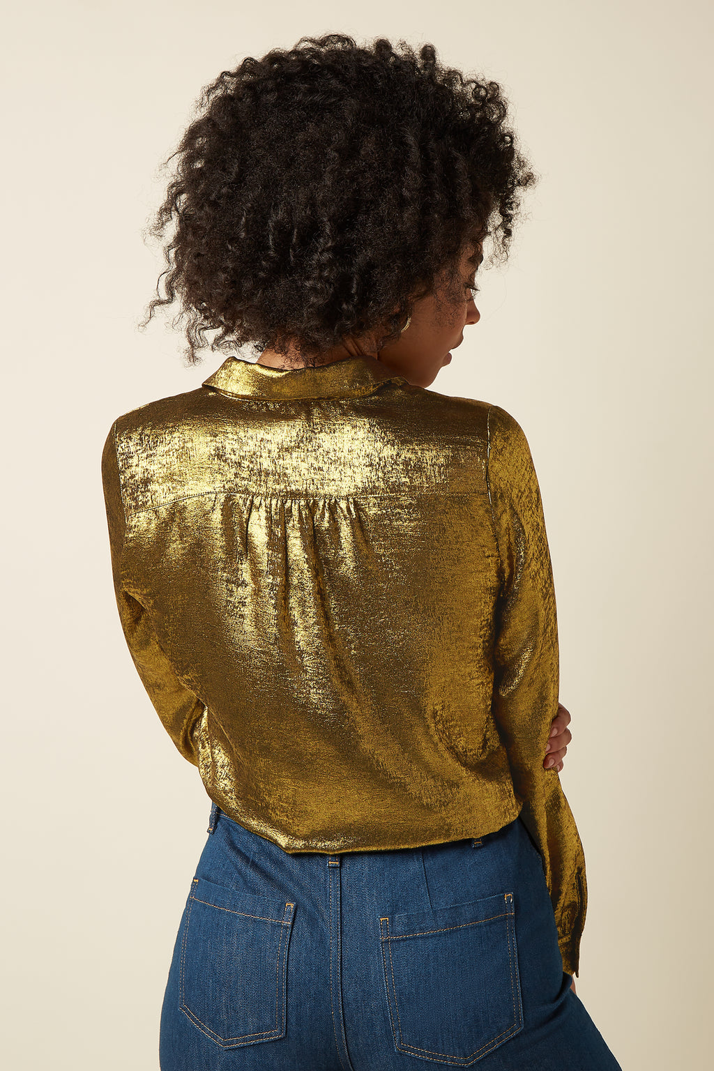 Maisie Blouse Flambe Gold