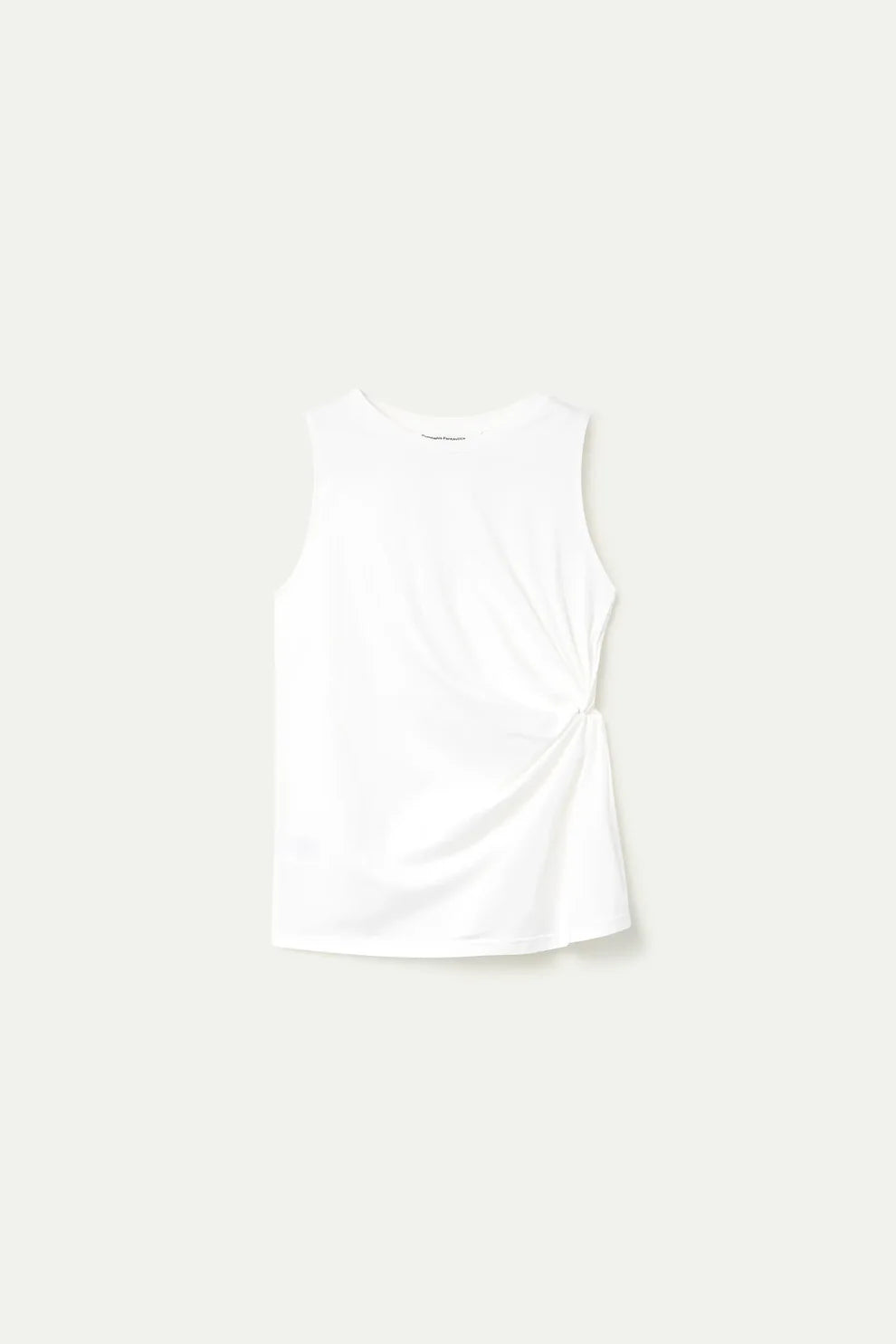 100% cotton draped t-shirt