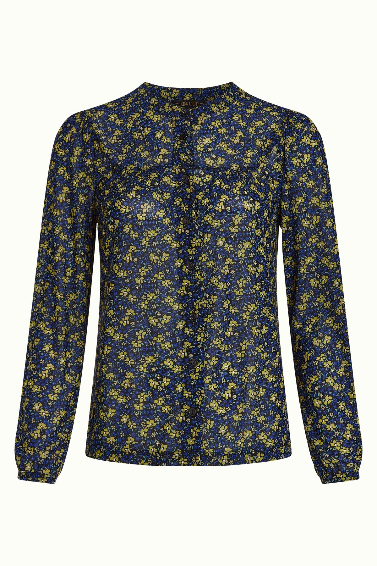 Lisa Blouse Juniper Mesh