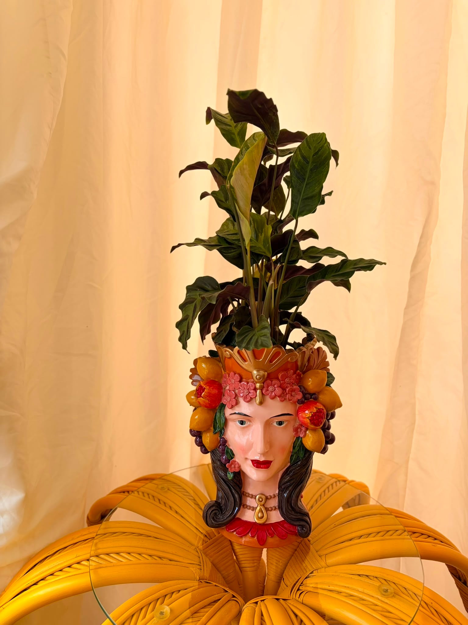 Female Head Vase