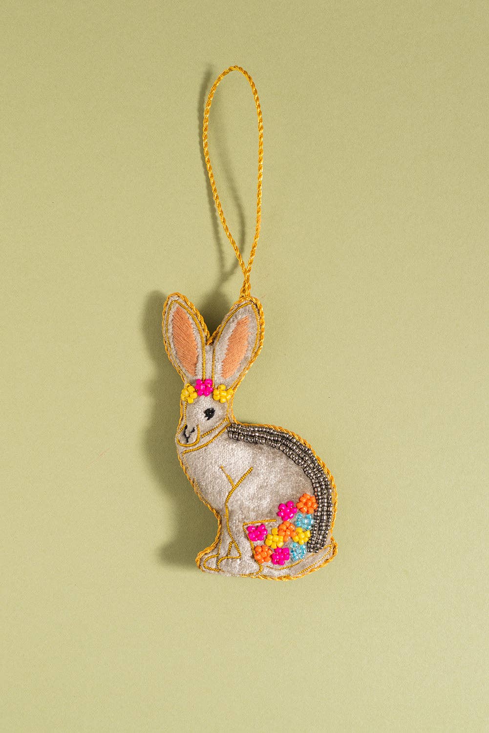 Daisy Snow Rabbit Decoration (Virgin Plastic Free)