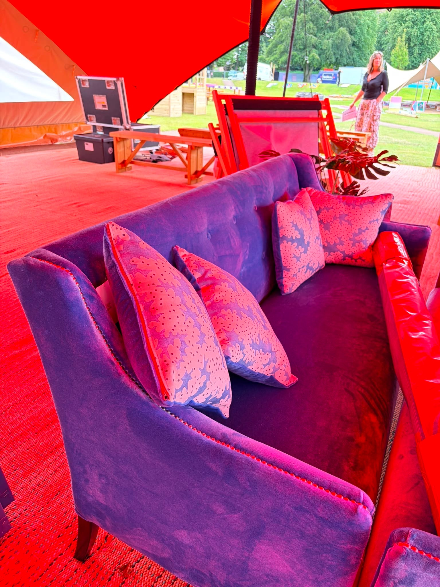 Velvet Sofa