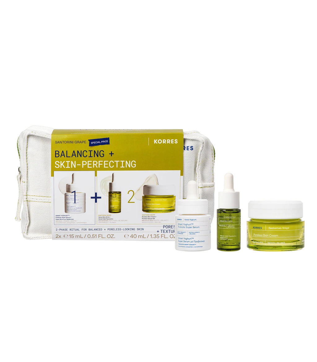 Santorini Grape Balancing + Skin Perfecting Set (Worth £66)