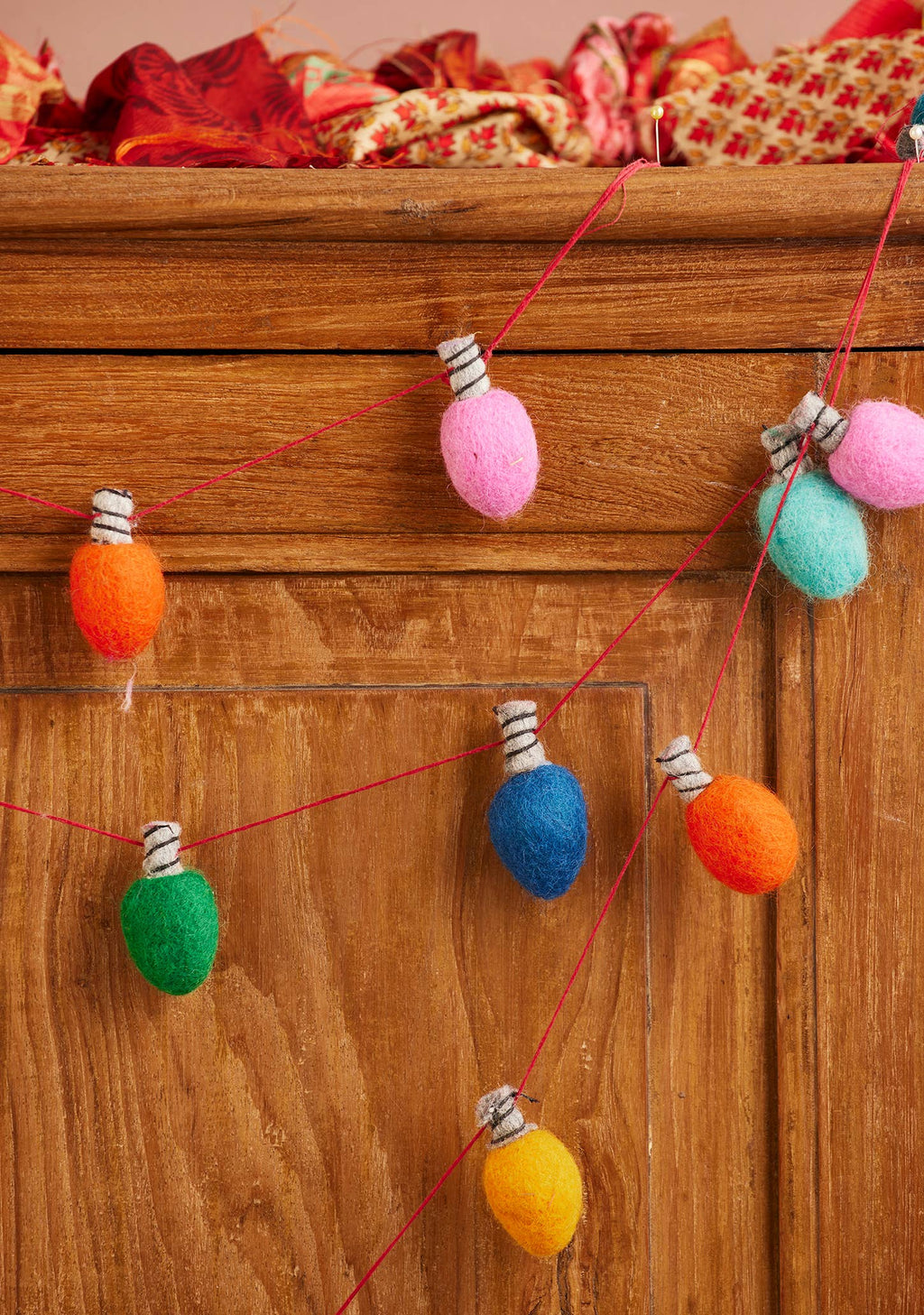 Felt String of Lights Garland