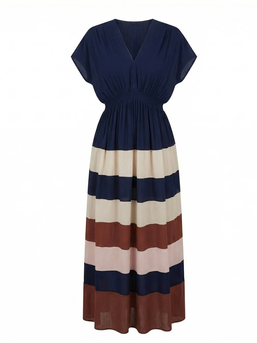 Rosalie Striped Maxi Dress