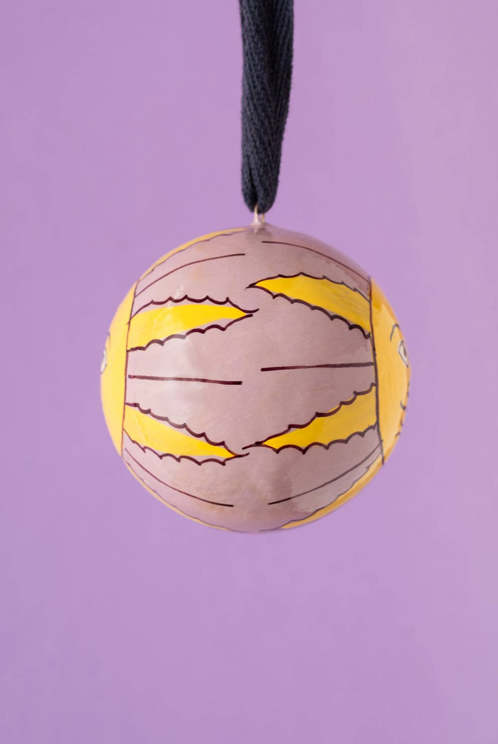 Daisy Snow The Sun Purple Bauble
