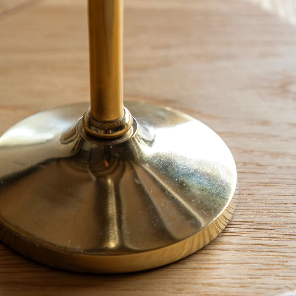 Gallery, Bow Dinner Candle Holder Gold