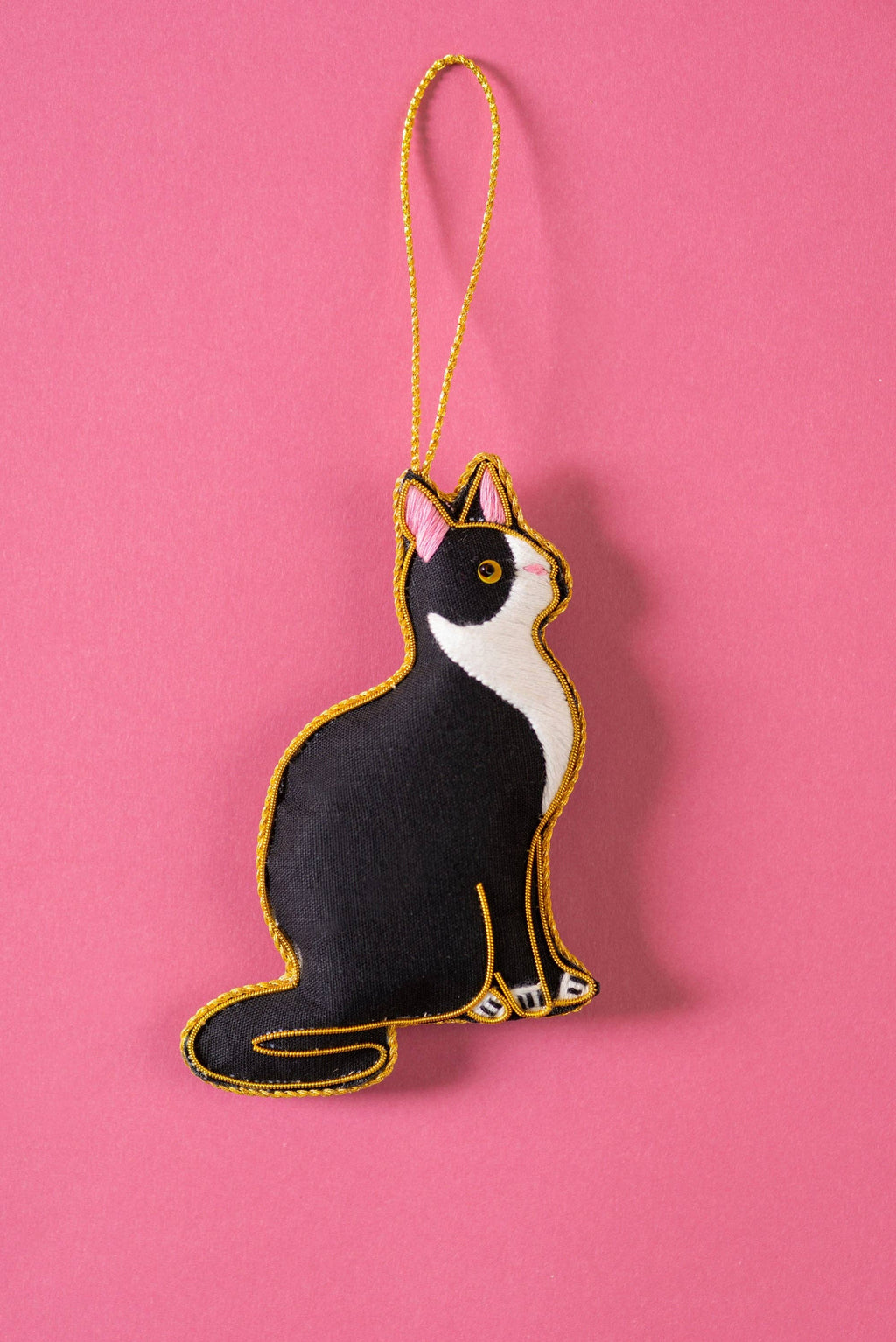 Daisy Snow Black Cat Decoration (Virgin Plastic Free)