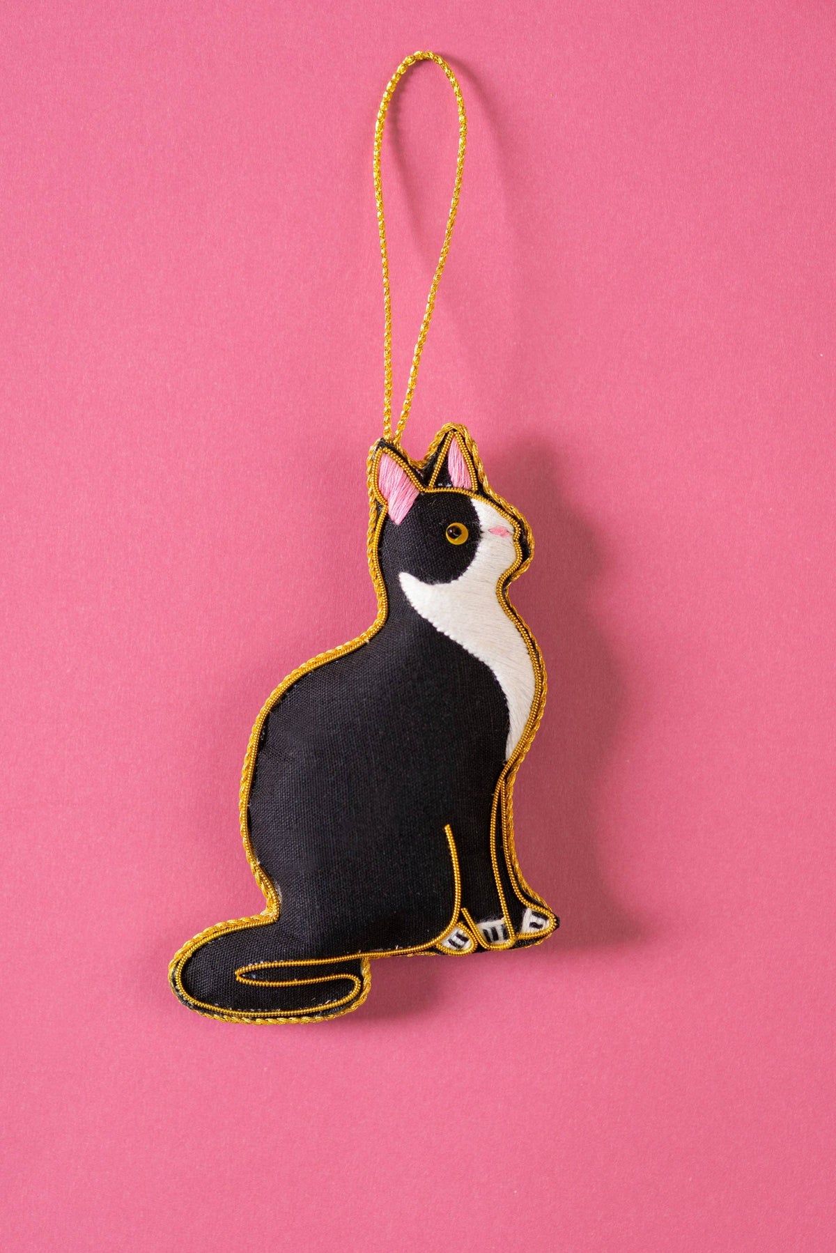 Daisy Snow Black Cat Decoration (Virgin Plastic Free)