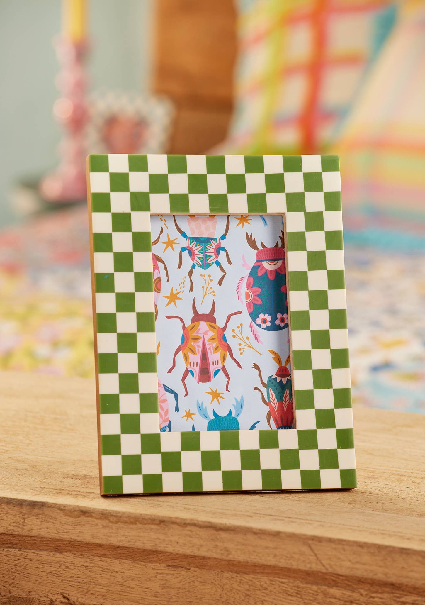 Check Photo Frame, fits photo 6x4"