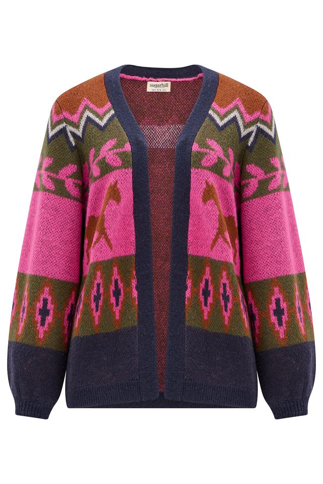 Sugarhill Brighton Yvette running horses cardigan