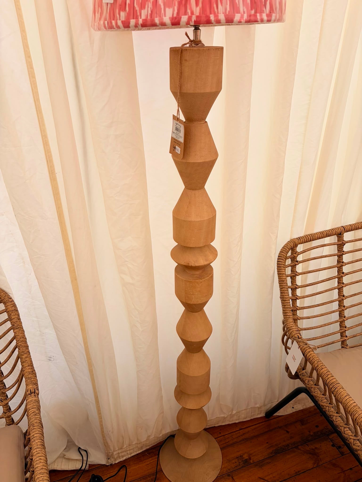 Wooden Floor Lamp