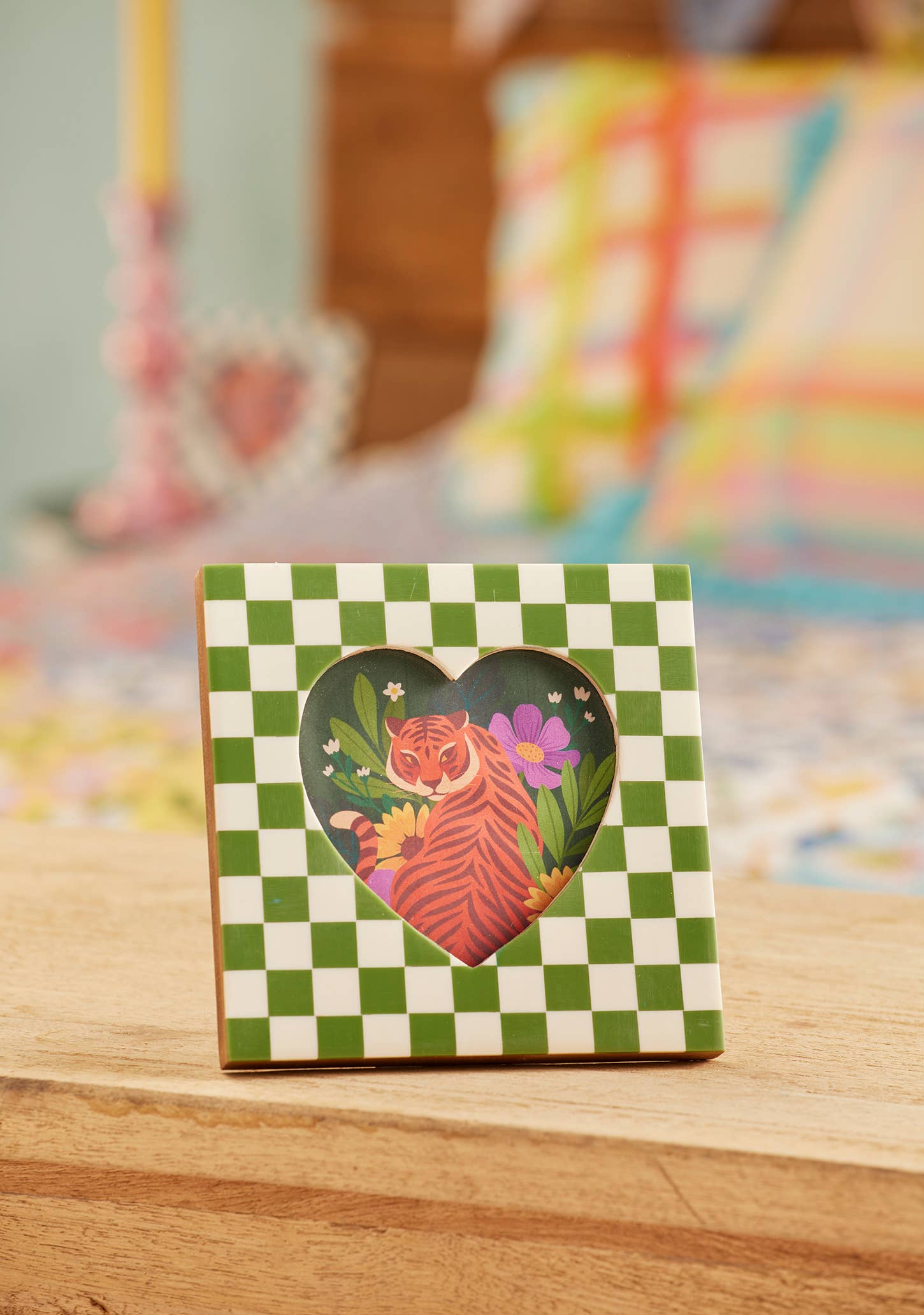 Check Heart Photo Frame