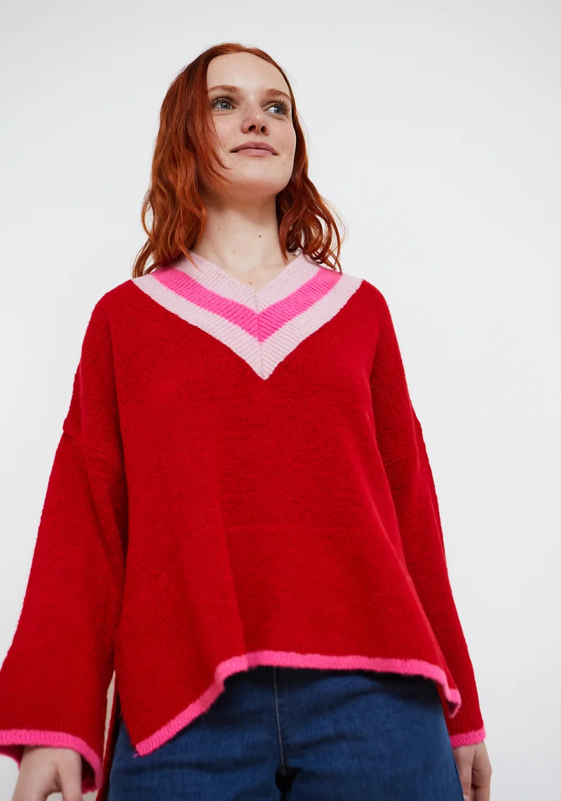 Dr Bloom Red Hug Sweater