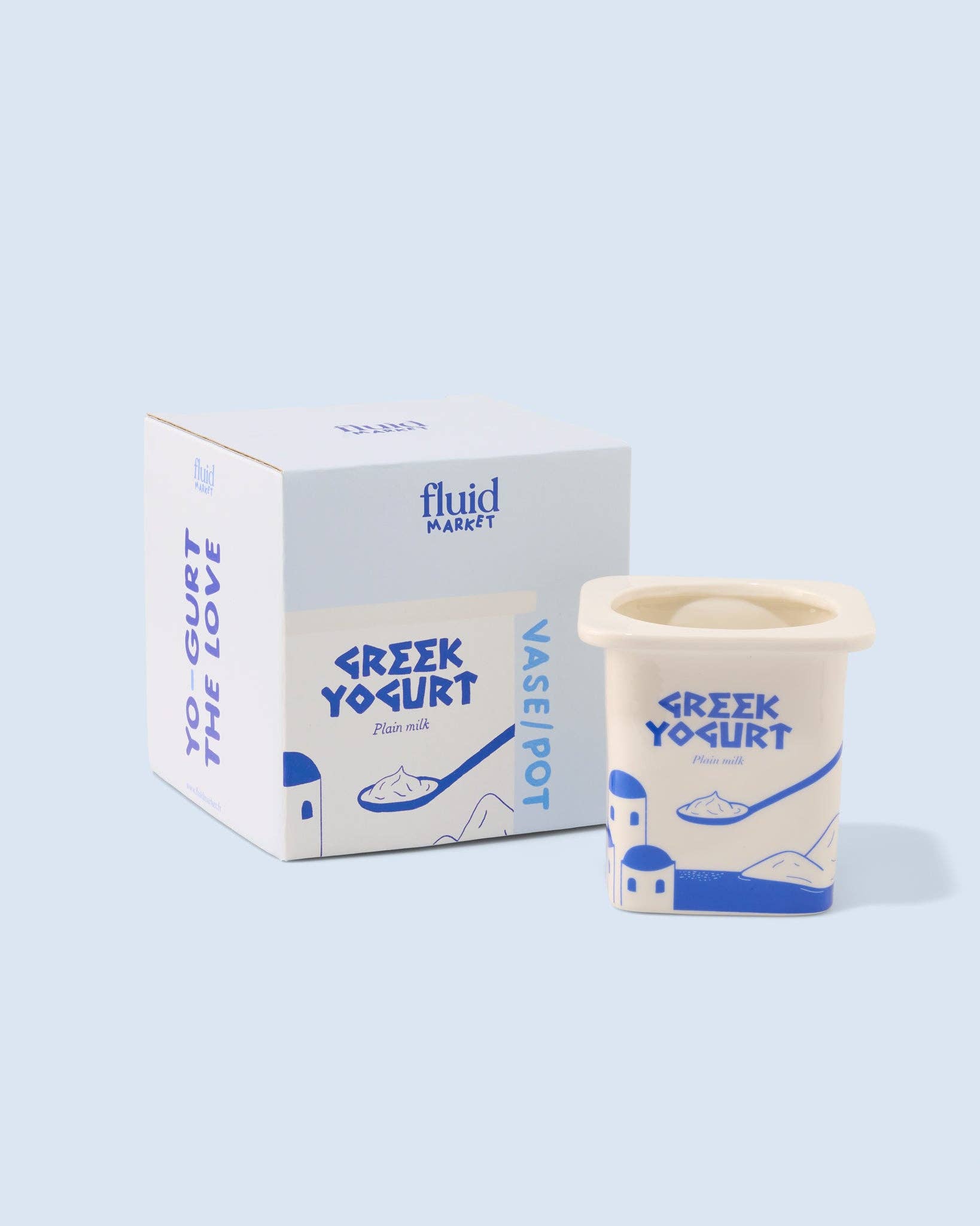 Vase/Pot Greek Yogurt