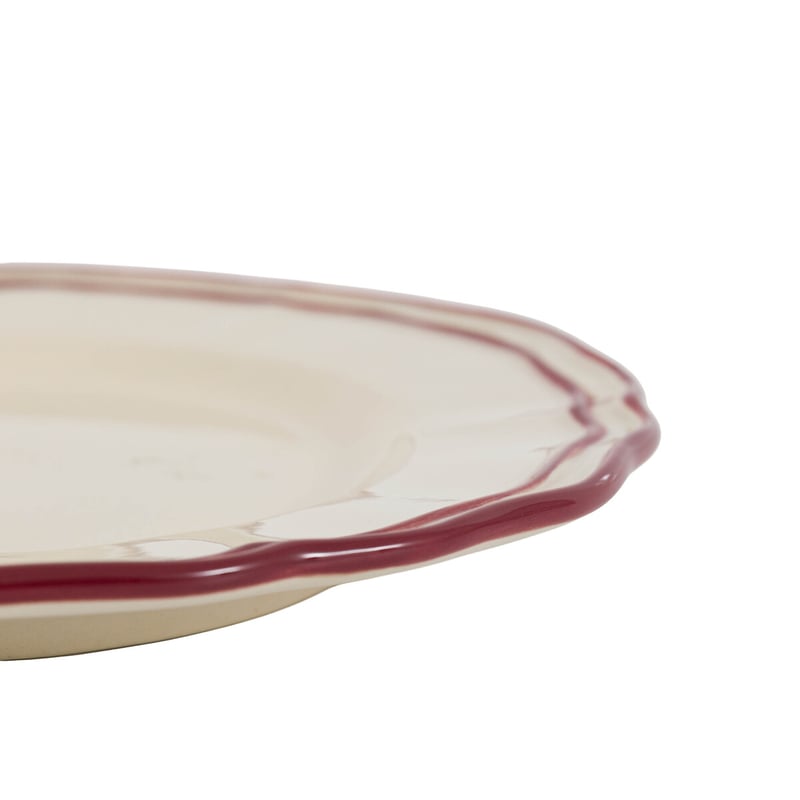 Gallery Heritage Scallop Side Plates Red 4pk