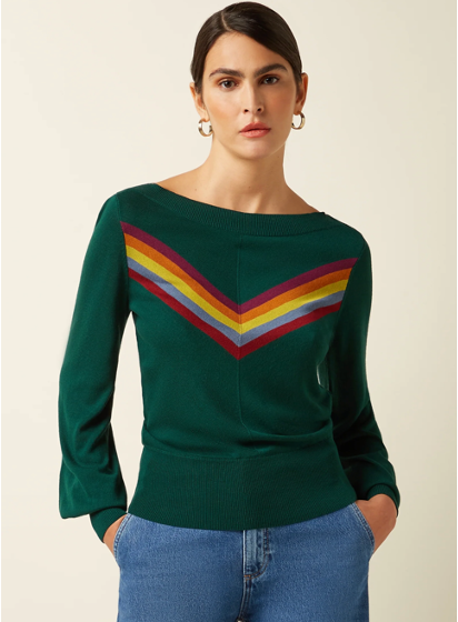 King Louis Audrey Bell Top Azzy  - Green