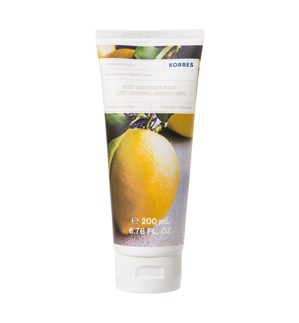 Korres Body Smothing Milk - Basil Lemon