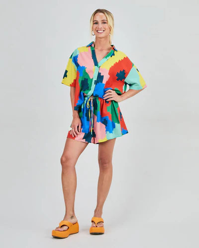 Brava Maxi Flower Bali Loose Shorts