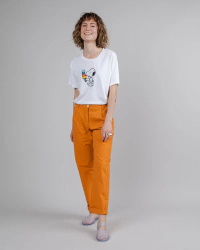 Brava Peanuts Ice-Cream Oversize Tee White