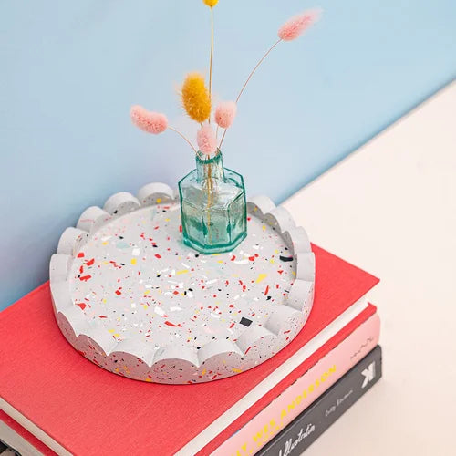 Small Scalloped Trinket Dish