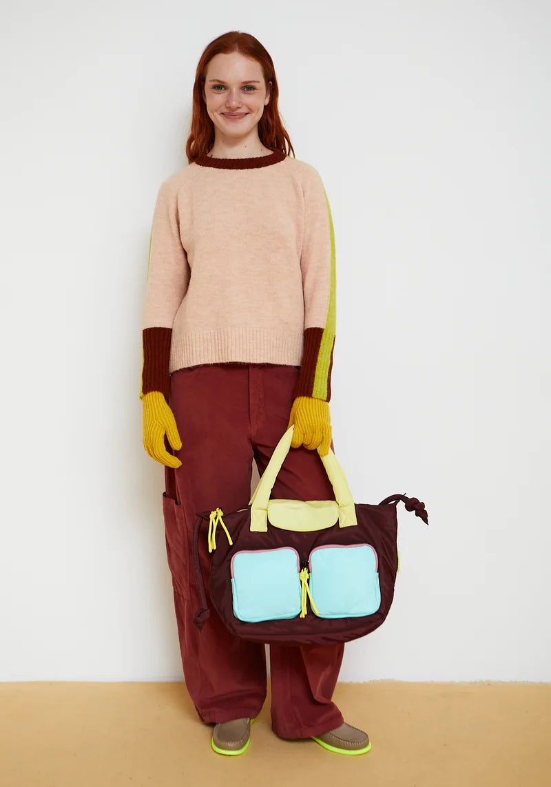 Dr Bloom Burgundy Daily Bag