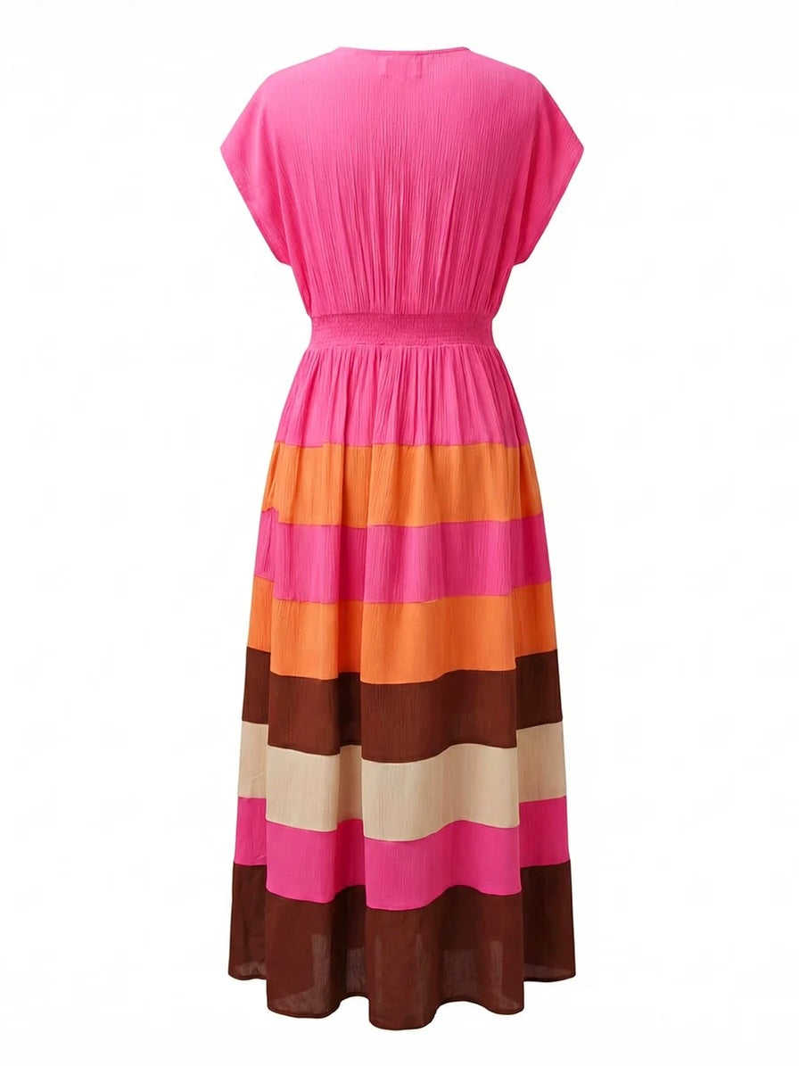 Rosalie Striped Maxi Dress