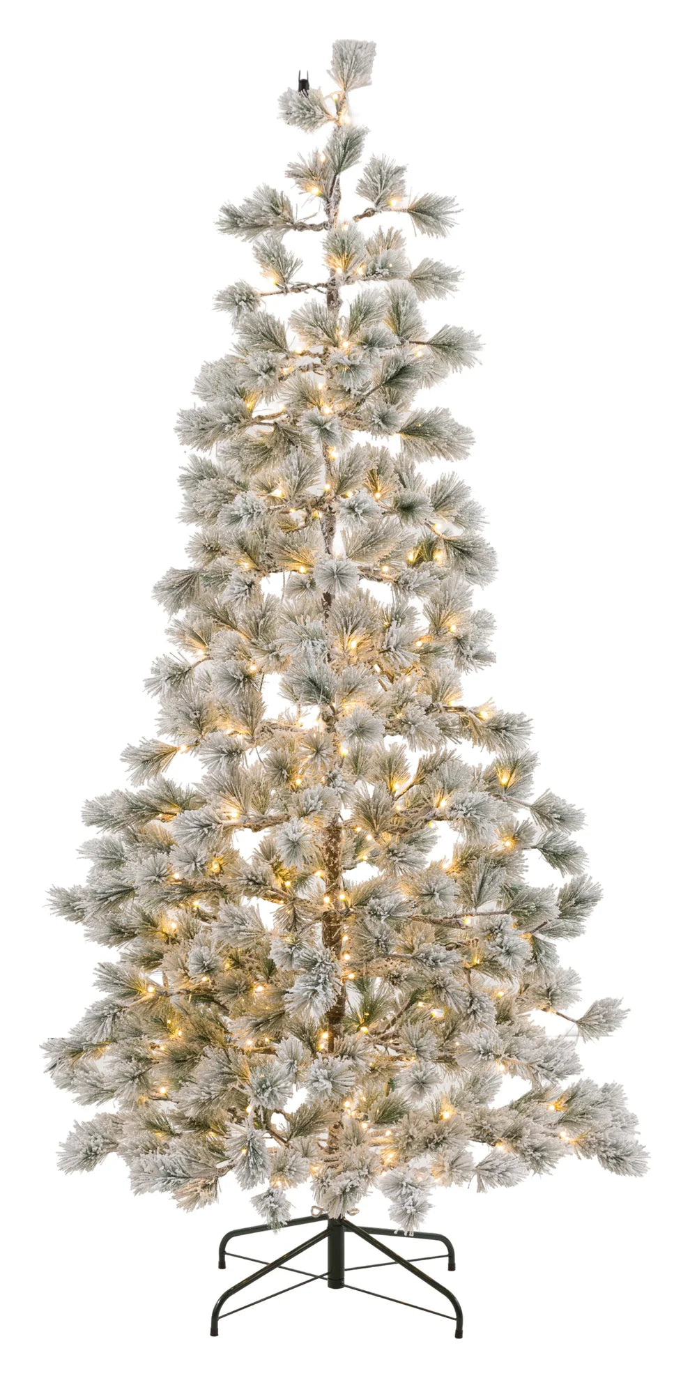 Gallery, Flocked Pine LED Christmas Tree