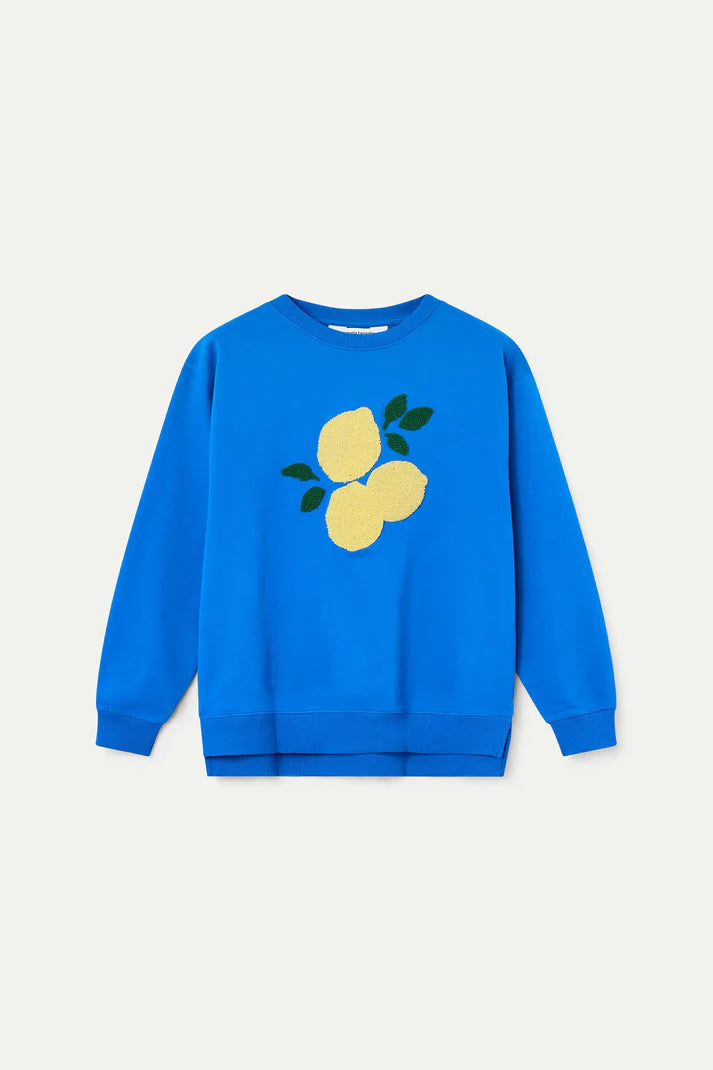 Giant Lemon Embroidered Sweatshirt