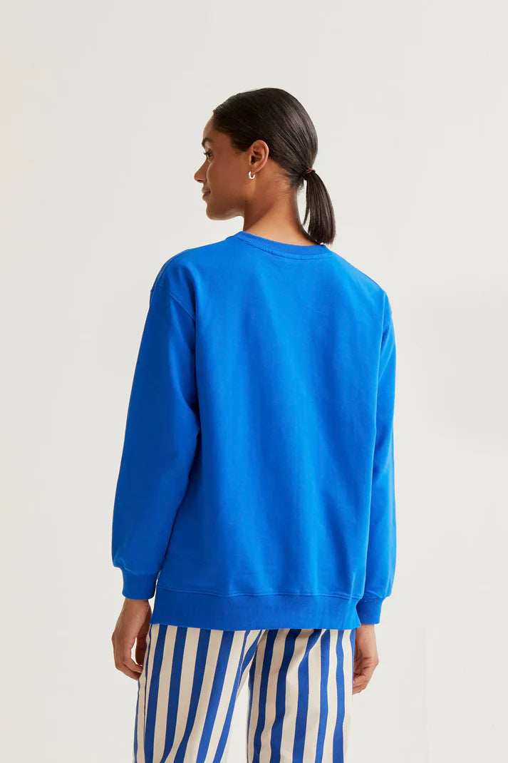 Giant Lemon Embroidered Sweatshirt