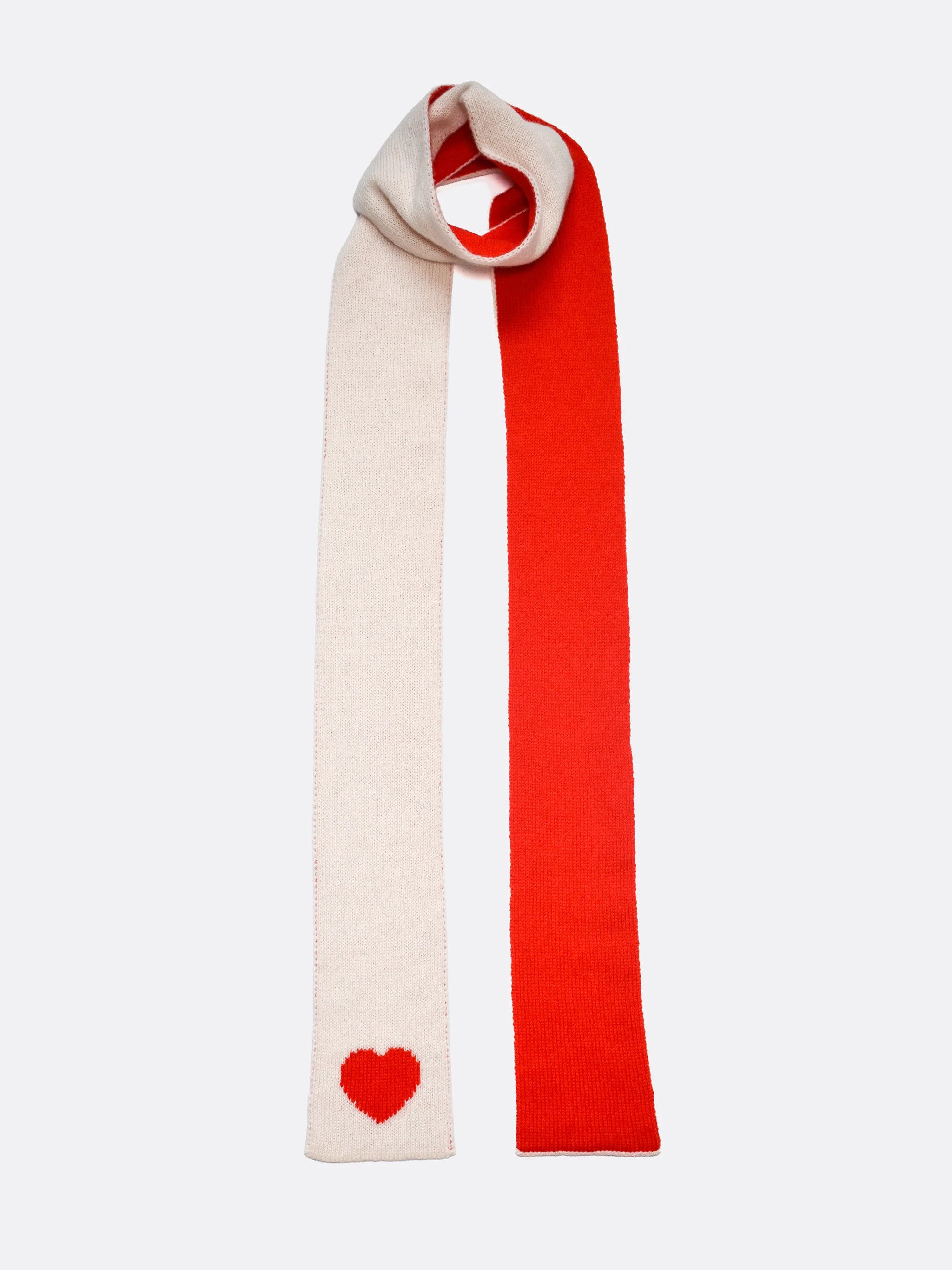Narrow Love Heart Scarf