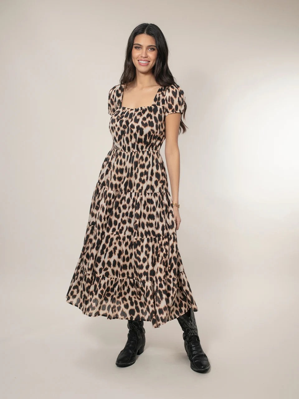 Nooki Leo Dress, animal Print
