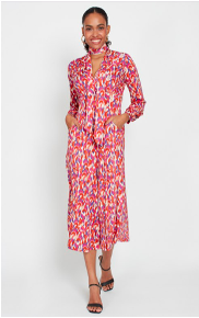 Nell Dress Ikat Multi