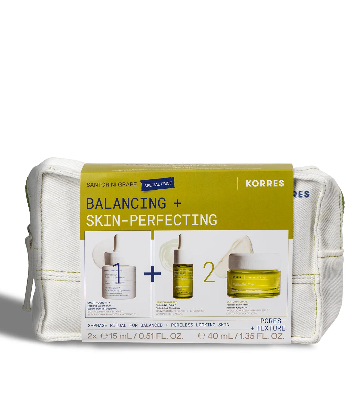 Santorini Grape Balancing + Skin Perfecting Set (Worth £66)