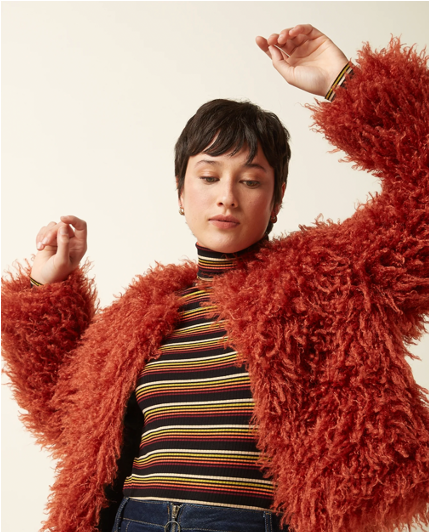 King Louis  Paloma Coat Empire Rio Red