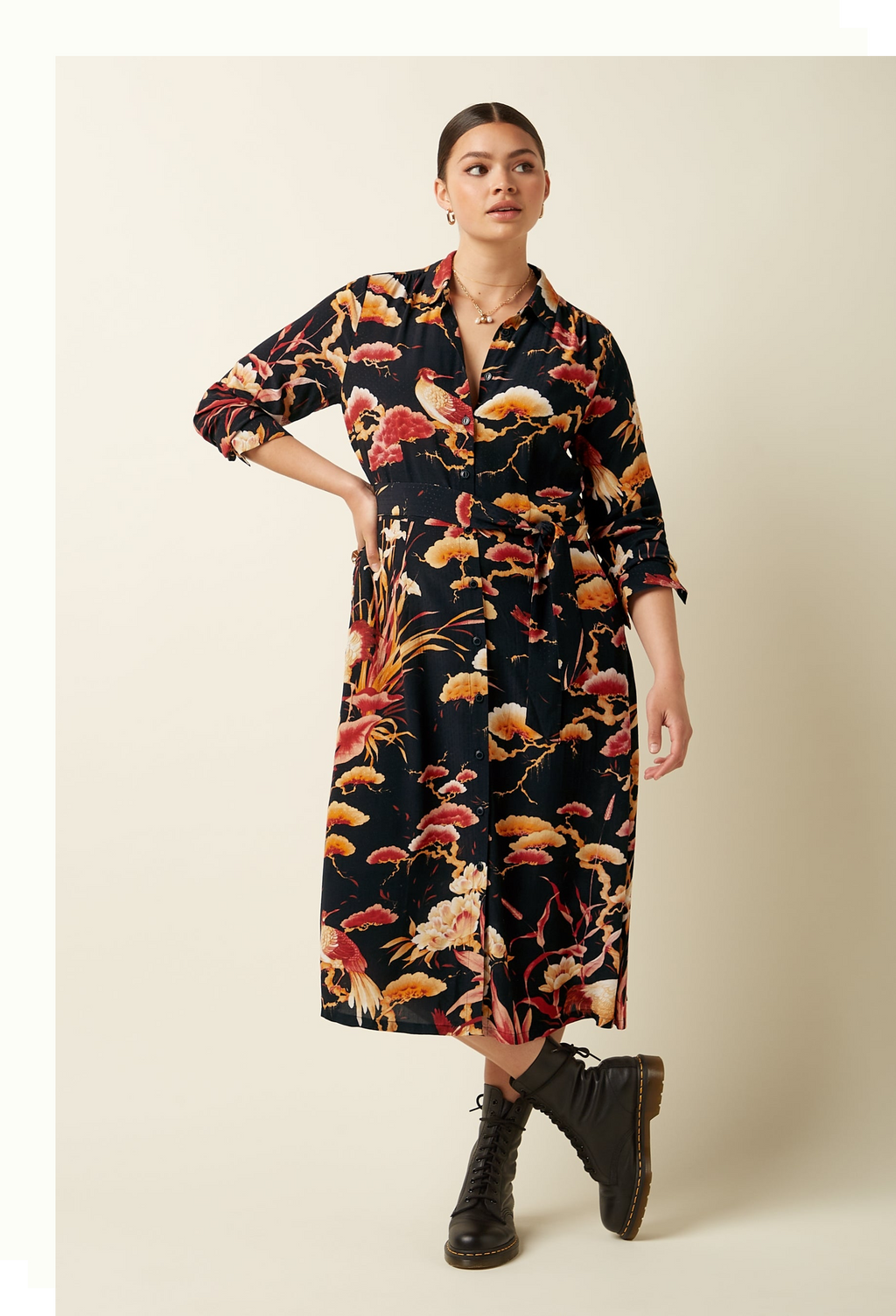 King Louis Olive Neve Dress