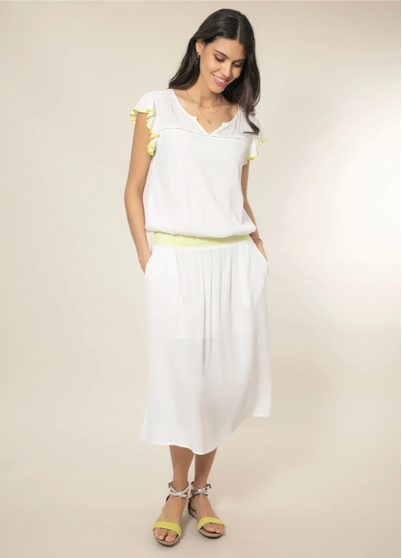 Nooki Rumba Dress Ecru