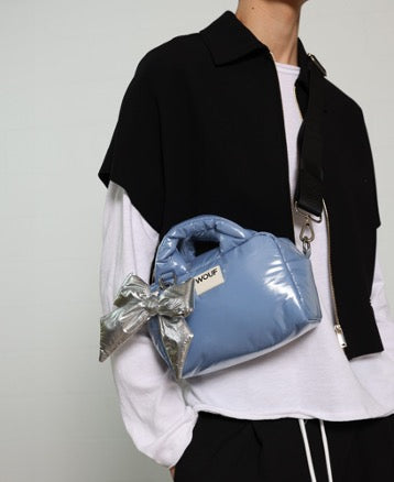 Wouf -Silver Bow -Charm