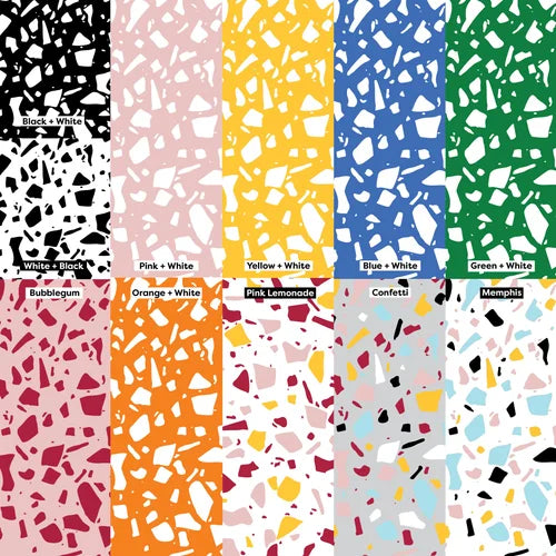 Terrazzo Desk Lamp - white speckle