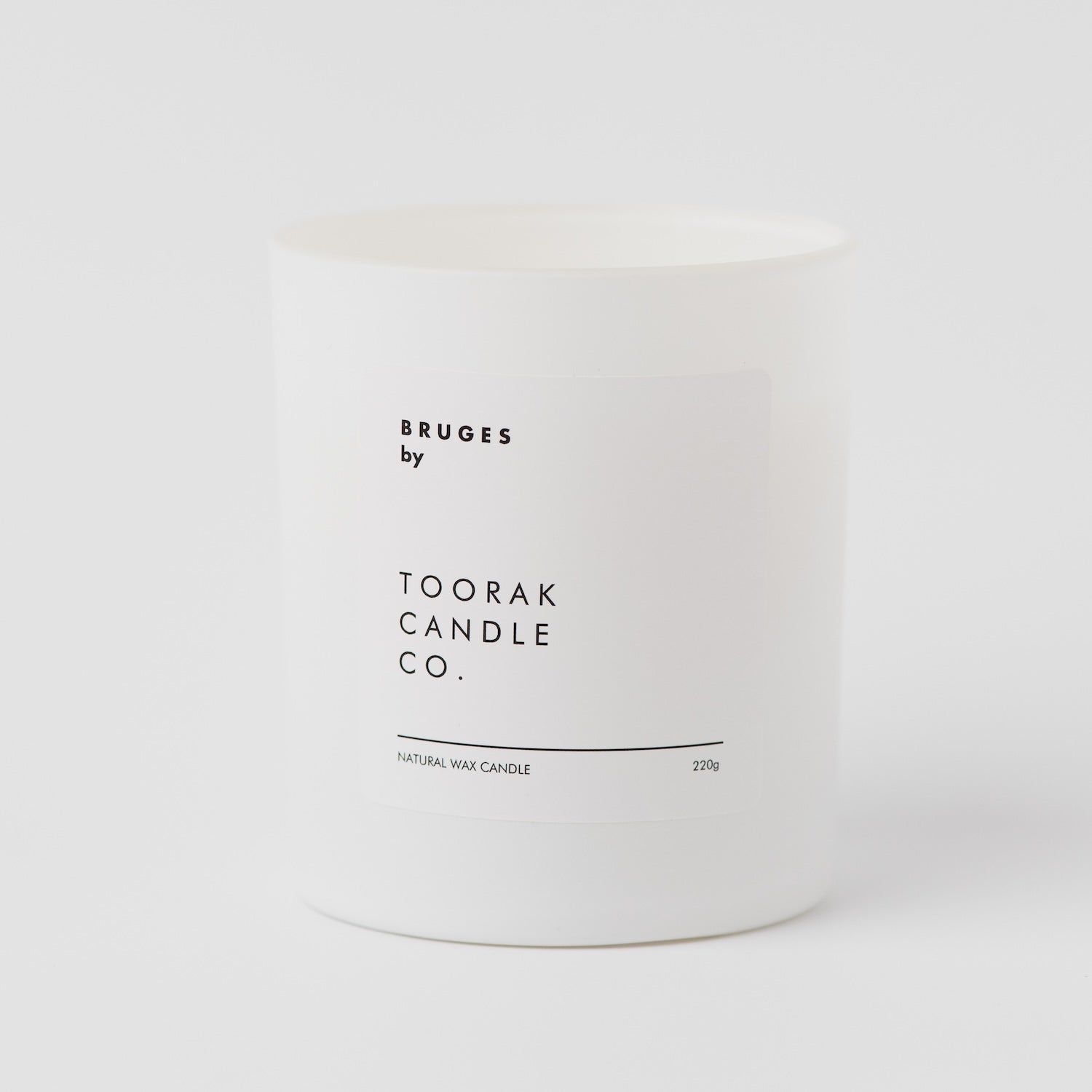 BRUGES Natural Wax Candle