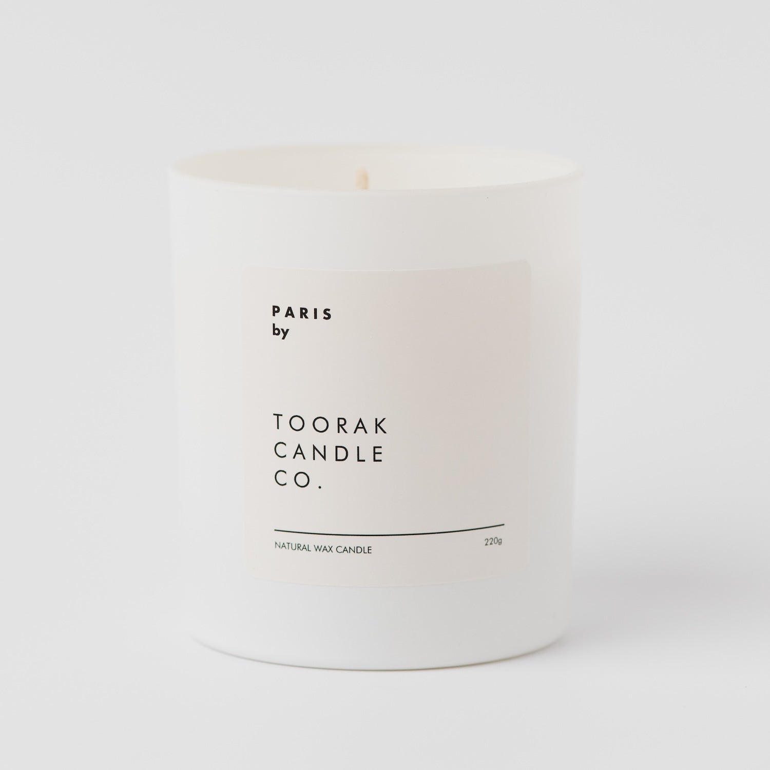 PARIS Natural Wax Candle