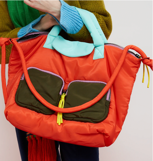 Orange Dr Bloom Weekend Bag