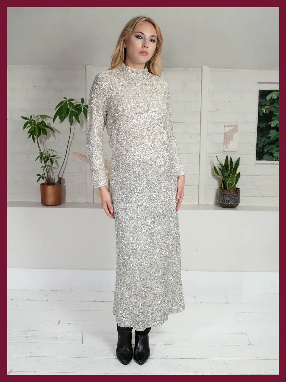 Philippa Sequin Skirt