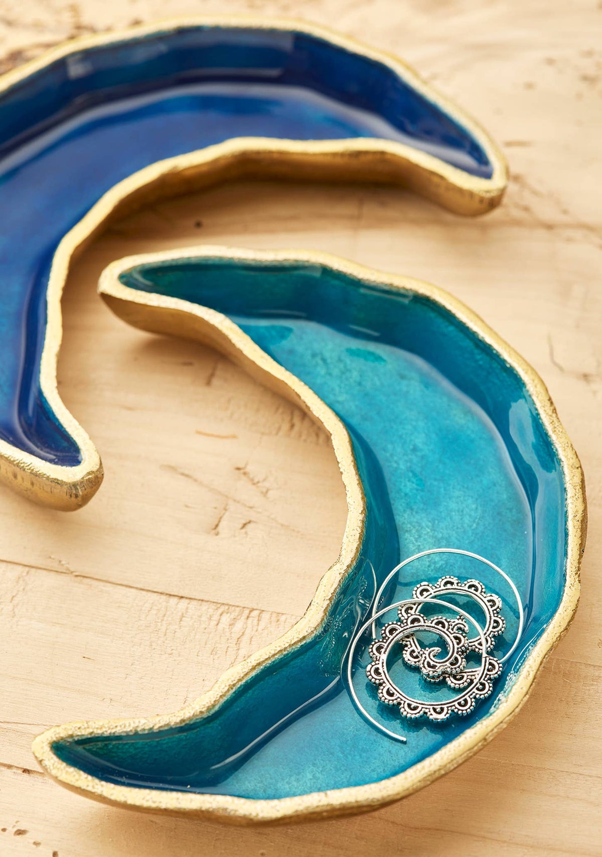 Recycled Aluminium Moon Trinket Dish