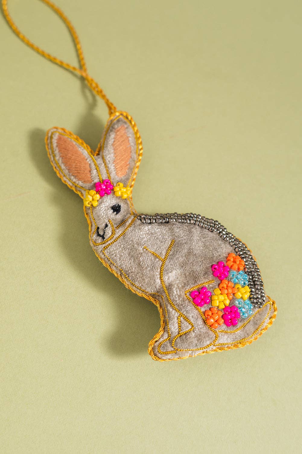 Daisy Snow Rabbit Decoration (Virgin Plastic Free)