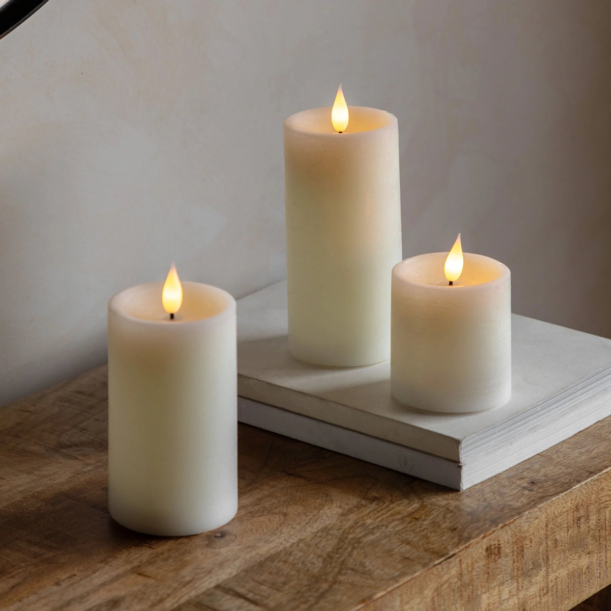 Gallery, LED 1 Wick Candle 3 pack
