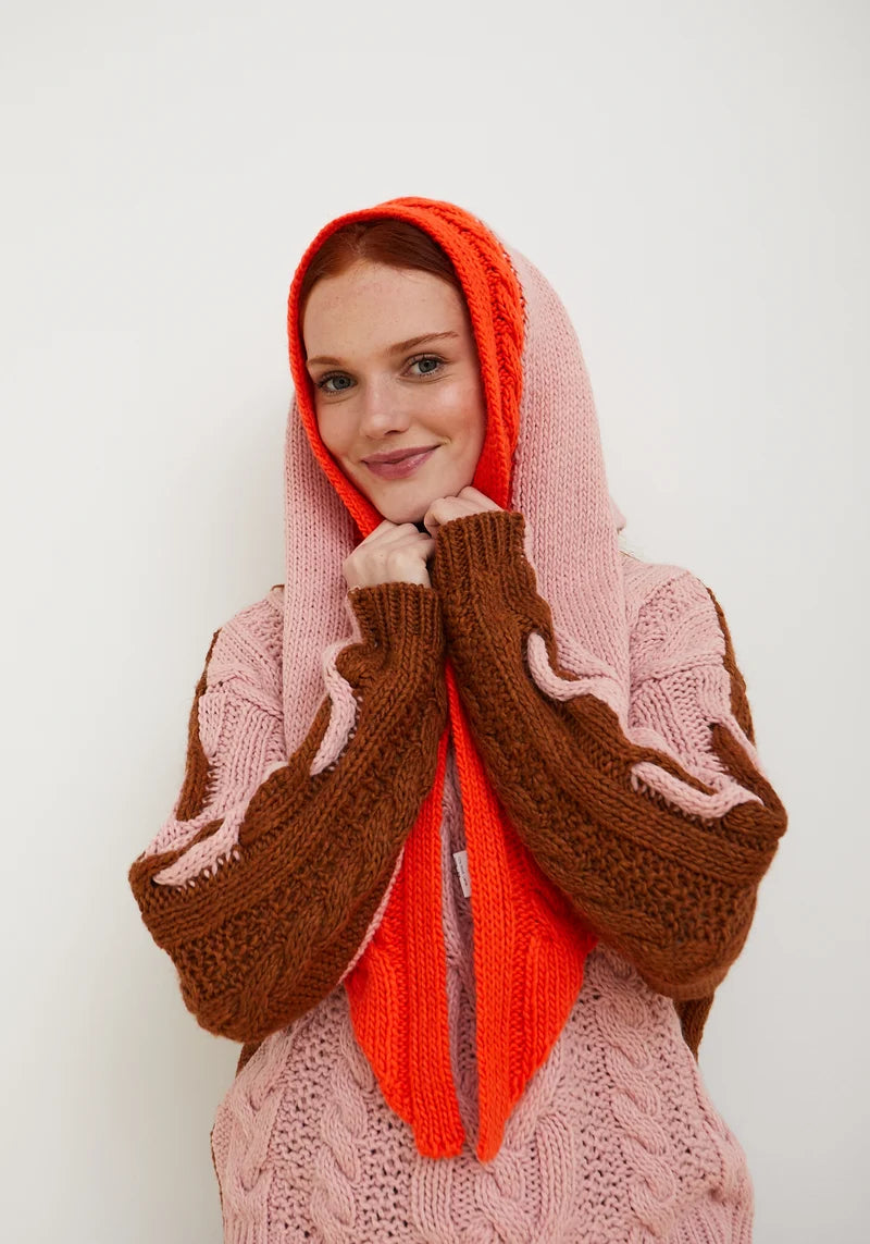Dr Bloom Pink Cake Scarf