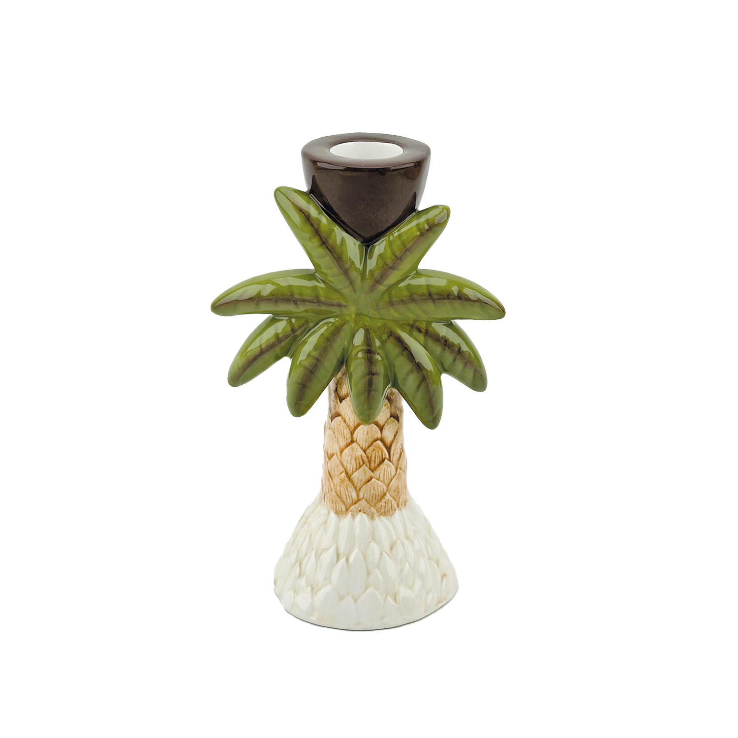 Palm tree candlestick