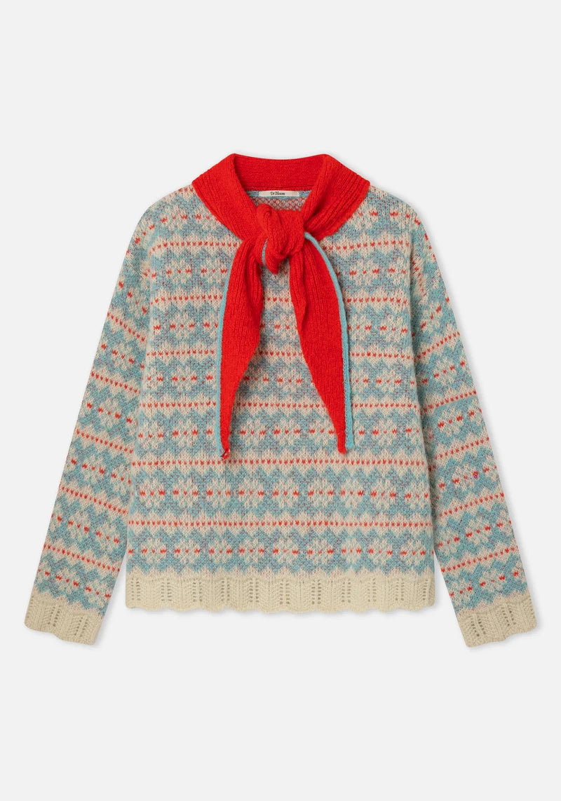 Dr Bloom Red Cowboy Sweater