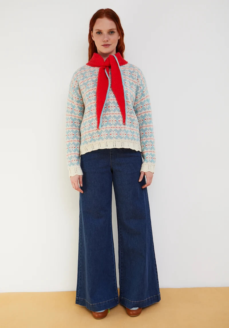 Dr Bloom Red Cowboy Sweater